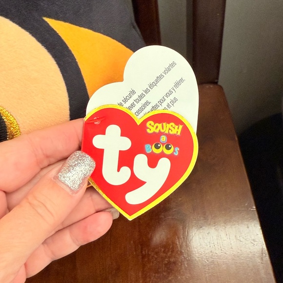 TY Squish-a-Boo Zinger the Bee 🐝 | NWT | 10” Soft Plush Pillow Style - Picture 2 of 3